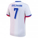 Günstige Fußballtrikots Frankreich Griezmann 7 Auswärtstrikot EURO 2024 Kurzarm